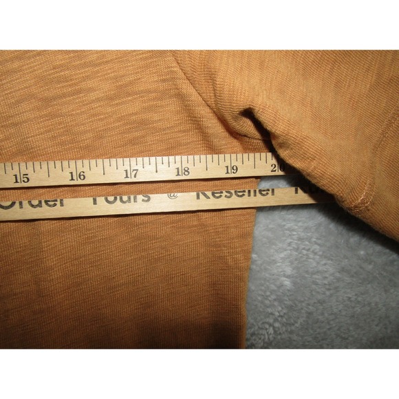 Territory Ahead Brown Button Neck Knit Dress Size Medium Cotton Rayon - Picture 7 of 10